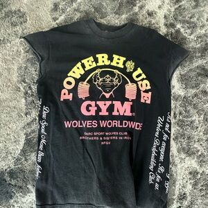 Darc sport x Powerhouse cutoff tee size large